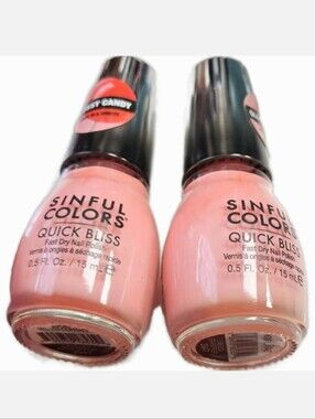 NWT 》2×《 SINFUL COLORS QUICK BLISS: CANDIED GRAPEFRUIT!